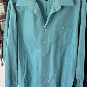 Men's Blue Dress Shirt